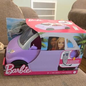 Barbie Purple Toy Electric Car for Kids NIB